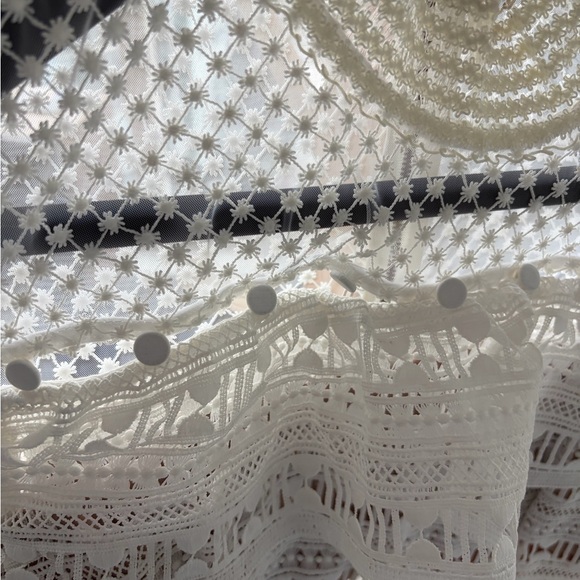 Self-Portrait White Lace Crochet Dress - Picture 4 of 5